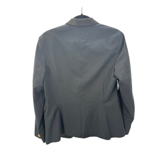 Rag & Bone Blazer‎ Windsor Cotton Jacket Women's Size 10 Navy Blue Black - Picture 6 of 8